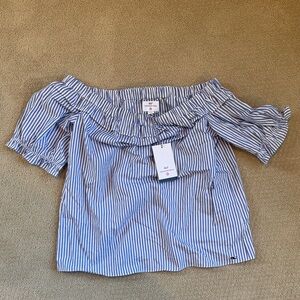 Vineyard Vines for Target NWT Blue and White Striped Blouse Small